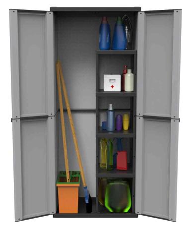 1,0 PZ Di ARMADIO TERRY 2 ANTE 68X38XH164 PORTASCOPE J-LINE 