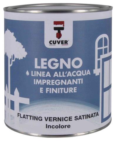 6,0 PZ Di FLATTING VERNICE SATINATO CUVER ALLACQUA 750 ML