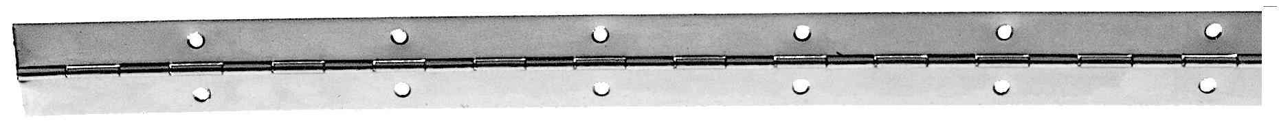 4,0 PZ Di CERNIERA A METRO 32 X 0,7 MM X 3,5 M NICHEL