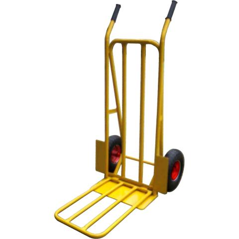 1,0 PZ Di CARRELLO PORTACASSE 2 RUOTE CON RIBALTA 200 KG