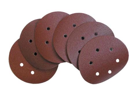 50,0 PZ Di DISCO ABRASIVO VELCRO 6 FORI D 150 MM GRANA  40