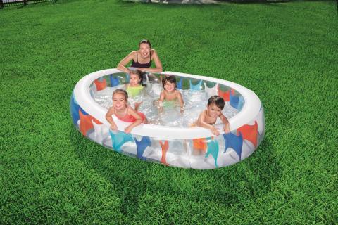 1,0 PZ Di PISCINA GONF. MULTICOL.CM.152X234X51H 54066B