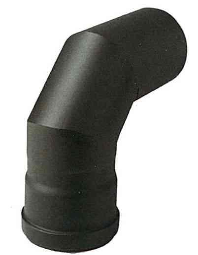 1,0 PZ Di GOMITO PER STUFA A PELLET 90 ATTACCO MF D  8 CM