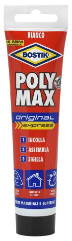 12,0 PZ Di BOSTIK POLYMAX ORIGINAL 165 G BIANCO TUBO