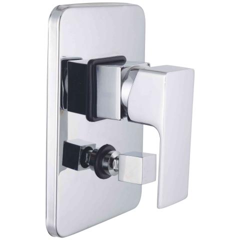 1,0 PZ Di SERIE ELEGANT MISCELATORE INCASSO DOCCIA C/DEVIATO