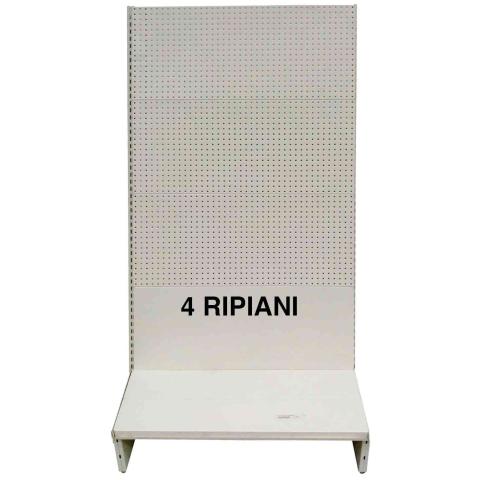 1,0 PZ Di SCAFFALE A PARETE 100X40X205H PANNA CONCORD