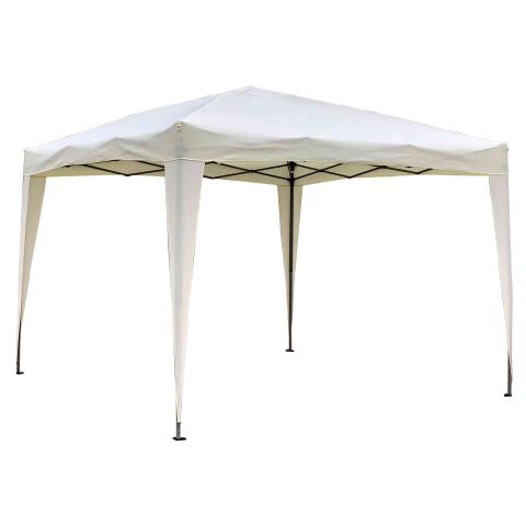 1,0 PZ Di GAZEBO IN ACCIAIO RAPID PIEGHEVOLE 3X3 M ECRU
