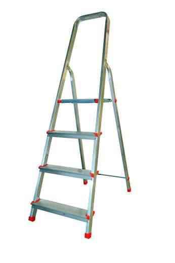 1 PZ Di SCALA ALLUMINIO DOMESTICA STELLA 4 GRADINI