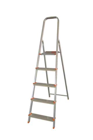 1 PZ Di SCALA ALLUMINIO DOMESTICA STELLA 5 GRADINI