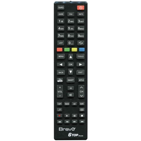 1,0 PZ Di TELECOMANDO TV 6 TOP