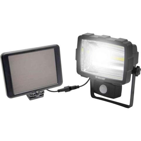 1,0 PZ Di PROIETTORE LED 10W 1600LM C-SENSORE CARICA SOLARE