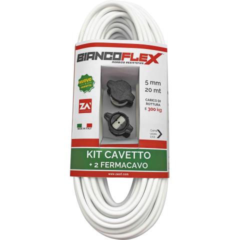 1,0 CF Di CONF. FILO STENDIBIANCHERIA BIANCOFLEX E FERMACAVO