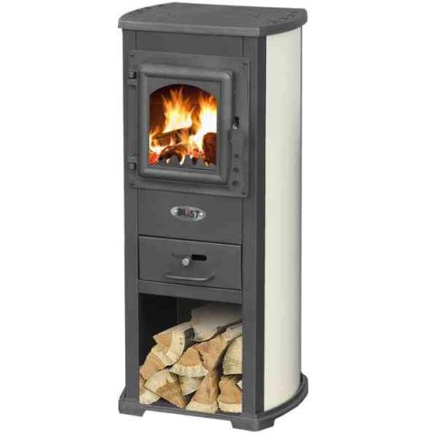 1,0 PZ Di STUFA A LEGNA EKONOMIK LUX BEIGE