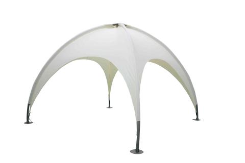 1,0 PZ Di GAZEBO IN ACCIAIO IGLOO 350X350XH270 CM ECRU 02200