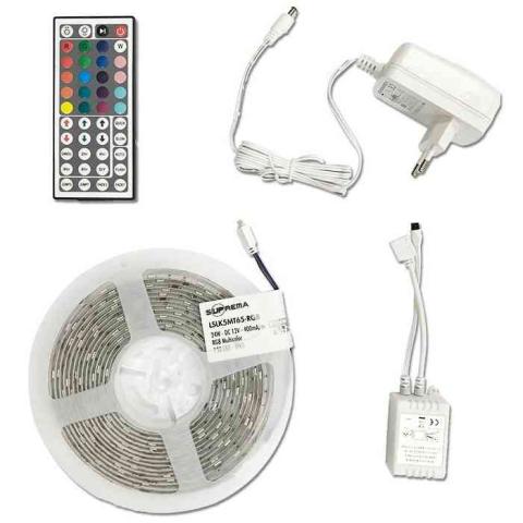 1,0 PZ Di KIT STRIP LED RGB ML.5 IP65 16W TELEC.