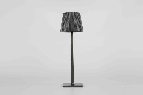 1,0 PZ Di LAMPADA DA TAVOLO LED RICARICABLILE GRIGIA