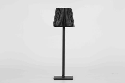 1,0 PZ Di LAMPADA DA TAVOLO LED RICARICABLILE NERA