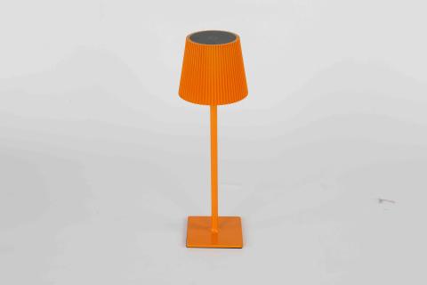 1,0 PZ Di LAMPADA DA TAVOLO LED RICARICABLILE ARANCIO