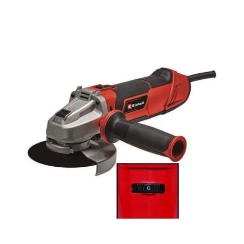 Smerigliatrice angolare regolazione elettronica giri velocita regolabile Einhell