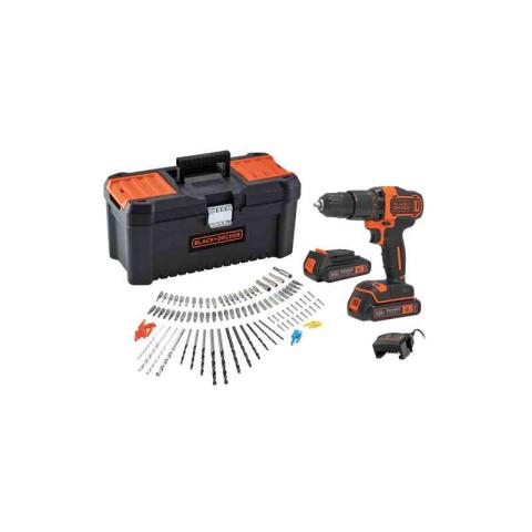 1,0 PZ Di TRAPANO AVVITATORE B+D 18V BCD700C2TA + 105 ACC.