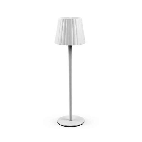 12,0 PZ Di LAMPADA LED RICARICABILE DA TAVOLO AURORA BIANCO