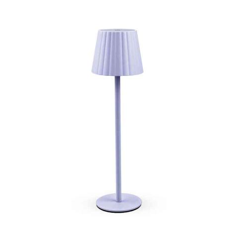 12,0 PZ Di LAMPADA LED RICARICABILE DA TAVOLO AURORA LILLA