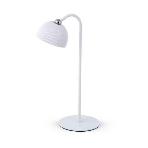 12,0 PZ Di LAMPADA LED RICARICABILE DA TAVOLO ELLIOT BIANCO