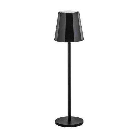 12,0 PZ Di LAMPADA LED RICARICAB. DA TAVOLO POLLICINO NERO