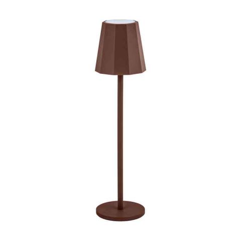 12,0 PZ Di LAMPADA LED RICARICAB. DA TAVOLO POLLICINO RUGGINE