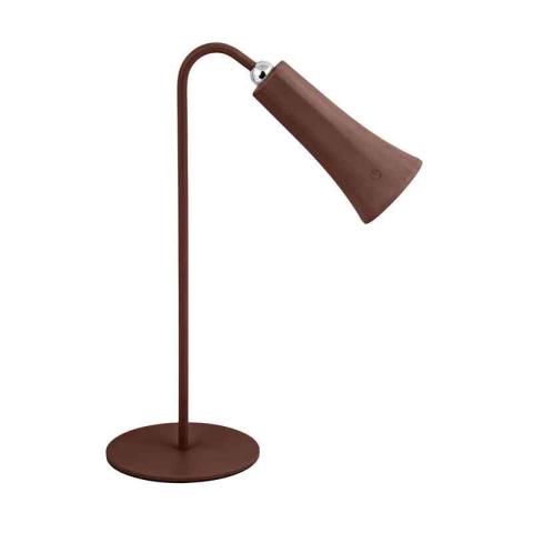 12,0 PZ Di LAMPADA LED RICARICABILE DA TAVOLO ALICE RUGGINE
