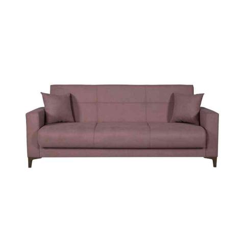 1,0 PZ Di DIVANO PRONTO LETTO BRAVO 3P BACOS VIOLA