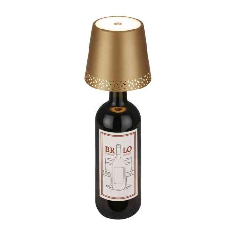1,0 PZ Di LAMPADA FLASKA P/MONTAGGIO SU BOTTIGLIA ORO
