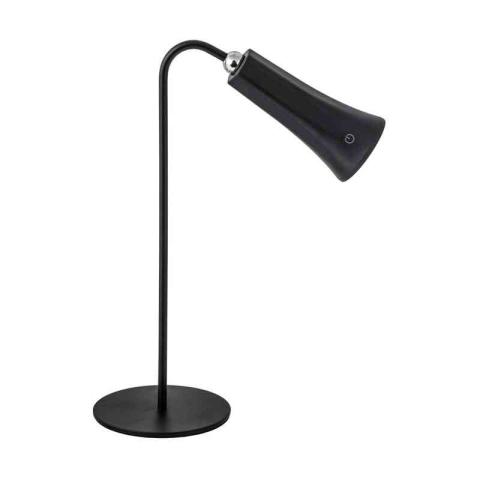 12,0 PZ Di LAMPADA LED RICARICABILE DA TAVOLO ALICE NERO