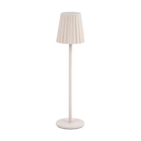 12,0 PZ Di LAMPADA LED RICARICABILE DA TAVOLO MINU BEIGE
