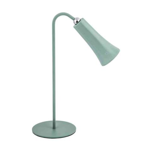 12,0 PZ Di LAMPADA LED RICARICABILE DA TAVOLO ALICE VERDE