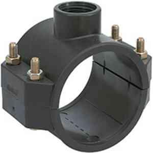 1,0 PZ Di RACCORDO POLIPROP PRESA A STAFFA D 25MMX1/2 F