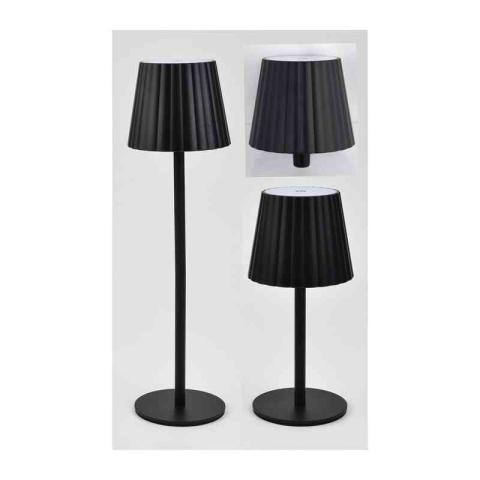 12,0 PZ Di LAMPADA LED RICARICABILE 3 IN 1 ALBA NERO