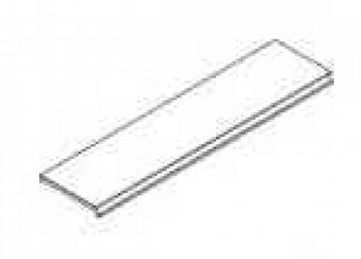 2 PZ Di ZAF LISTA RIPIANO CM. 20X100 GRIGIA