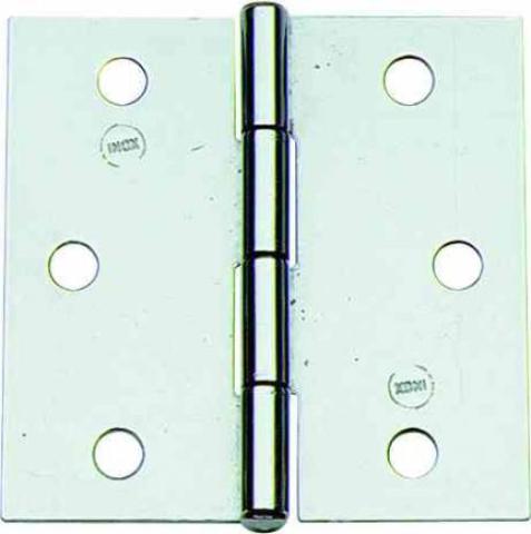 12,0 PZ Di CERNIERA PERNO FISSO  121 IN INOX 1.1/2  40X40 MM