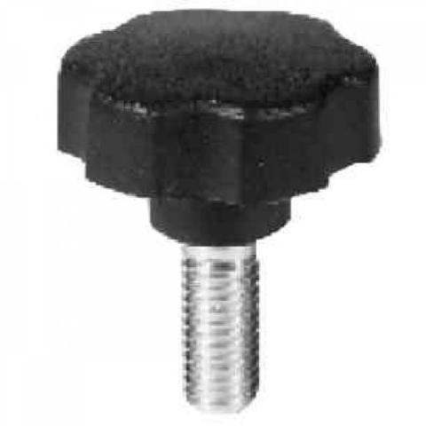 6,0 PZ Di BL VOLANTINO CON GAMBO M6 NERO 30X17 MM 4 PZ