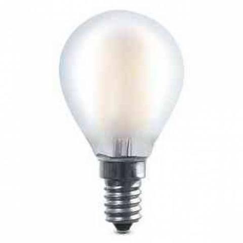 10,0 PZ Di LED SFERA  4WE14 -LUMEN470-2700K FIL/SAT