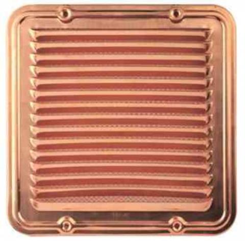 1,0 PZ Di GRIGLIA AERAZIONE RAME 23X23 CM