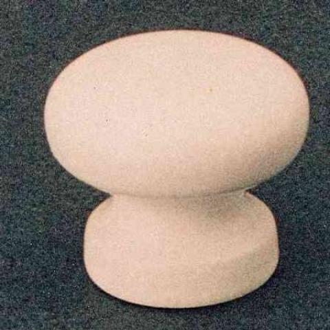 6,0 BL Di BL POMOLO IN LEGNO D 30 MM LACCATO BIANCO 2 PZ
