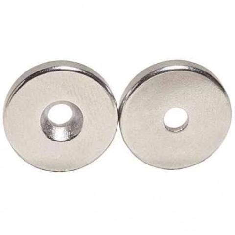 6,0 BL Di BL BOTTONE MAGNETICO C/FORO SVAS 20X3 MM 2 PZ