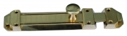 6,0 BL Di BL CATENACCIO ORIZZONTALE OTTONE LUCIDO 200 MM