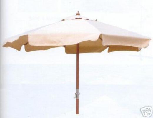 OMBRELLONE ISLAND STRUTTURA IN LEGNO 8 STECCHE CM. 300 X 300