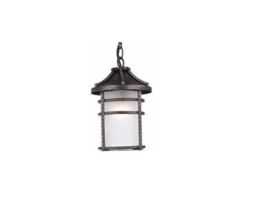 LANTERNA LAMPADA ALLUMINIO CON CATENA TIPO FERRO BATTUTO GIARDINO TERRAZZO