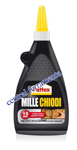 Millechiodi mille chiodi legno colla 100 gr Pattex