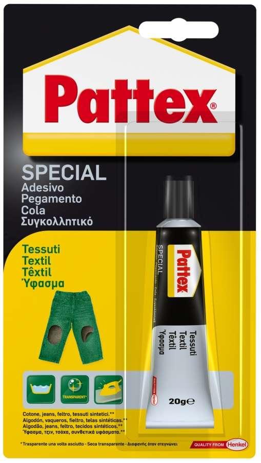Pattex Adesivo colla special per tessuti blister 20 Gr