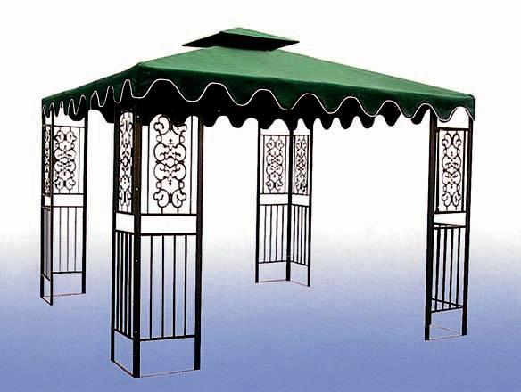 TELO TOP COPERTURA RICAMBIO MT 3X3 PER GAZEBO ANTIVENTO AIR VENT VERDE